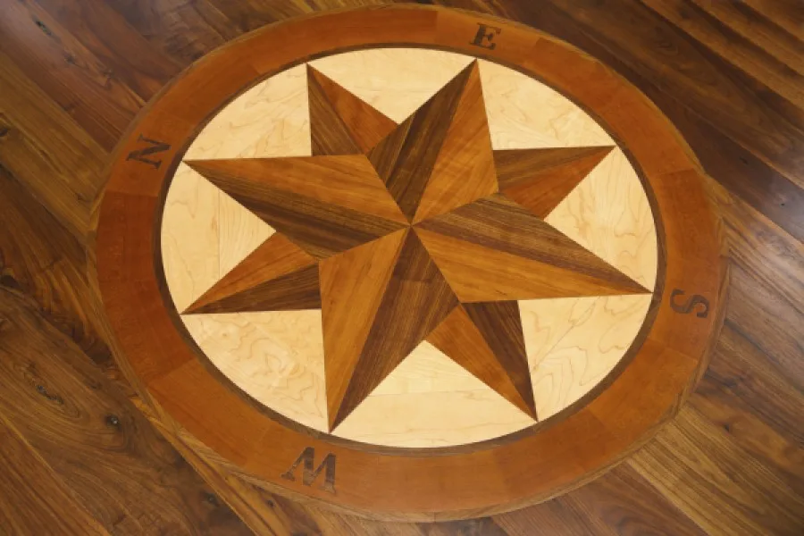 compass inlay